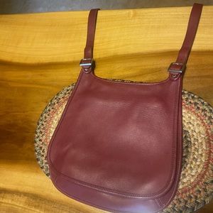 Coach Vintage Flap Bag in Deep Red